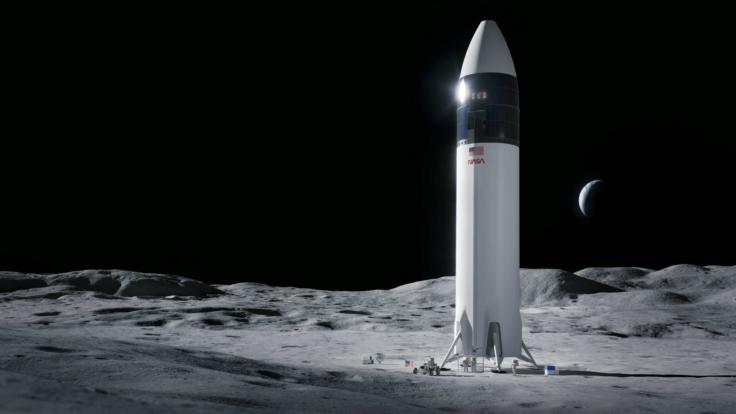 NASA ha scelto SpaceX per atterrare sulla Luna